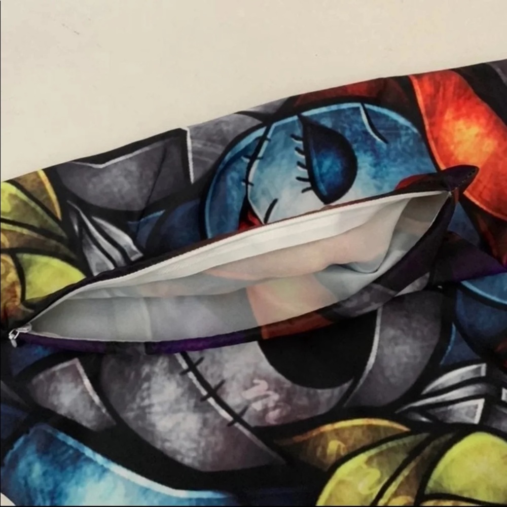 NBC JACK SALLY pillow cover. Beautiful satin feel 16x16